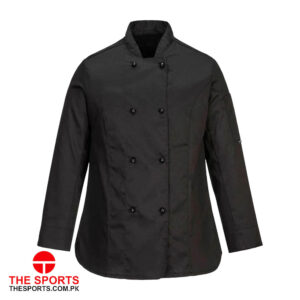 Womens Chefs Jacket Long Sleeve 02